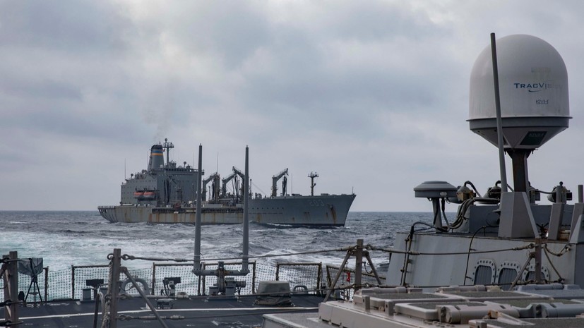 ВМС Украины и США провели совместную тренировку в Чёрном море