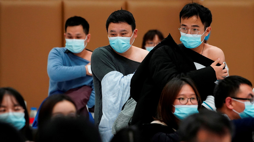В Китае назвали число вакцинировавшихся от коронавируса