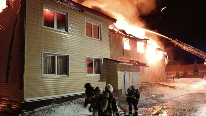 Один человек погиб в результате крупного пожара в Кандалакше