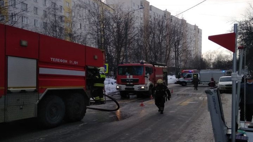 Вертолёты эвакуировали четырёх пострадавших при пожаре в Новой Москве