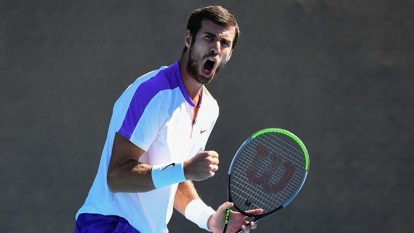 Хачанов более чем за 3 часа одолел Вукича на старте Australian Open