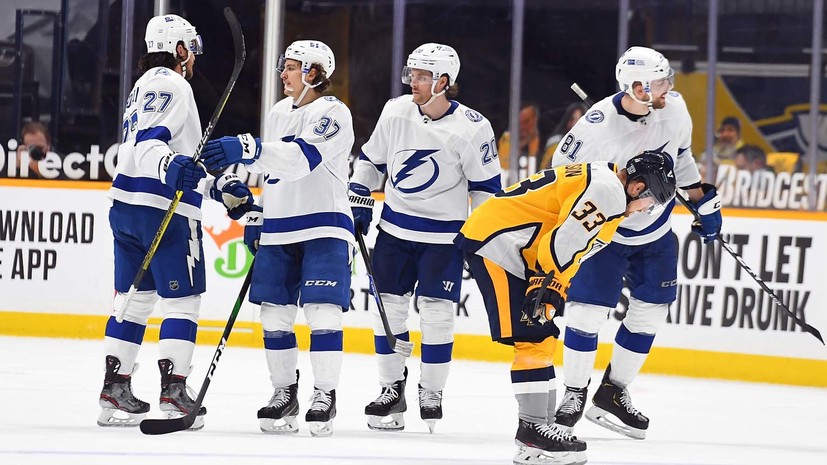 Голевой пас Сергачёва помог «Тампе» одержать пятую победу кряду в НХЛ