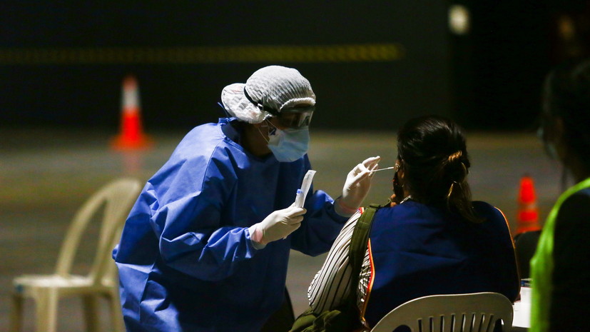 В Аргентине за сутки выявили более 7,7 тысячи случаев коронавируса