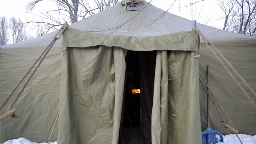 В Тульской области вдоль федеральных трасс развернули пункты обогрева