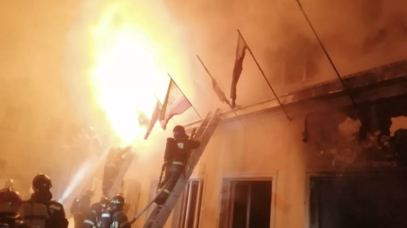 В здании в центре Москвы потушили пожар