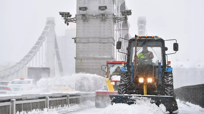 В Москве назвали объёмы вывезенного на снегосплавные пункты снега