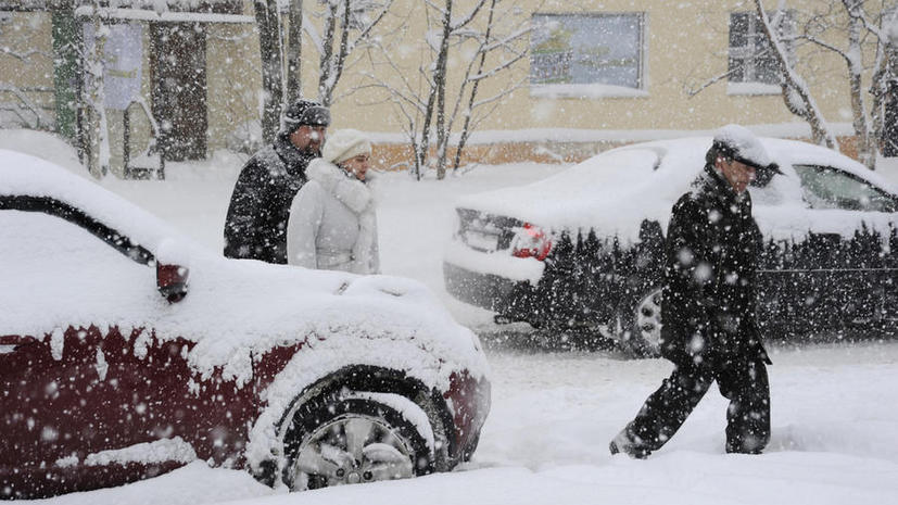 В Адыгее введён режим повышенной готовности из-за снегопада
