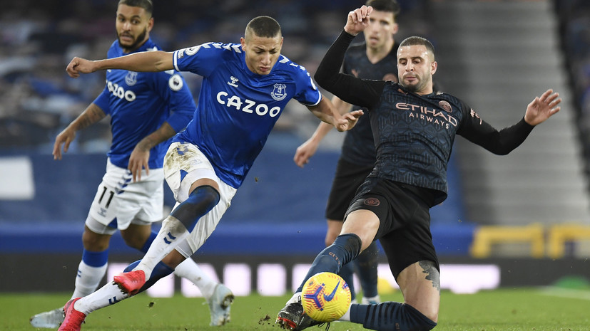 «Манчестер Сити» обыграл «Эвертон» в матче АПЛ
