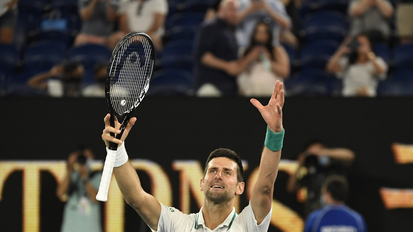 Компания — производитель ракеток поздравила Джоковича с победой на Australian Open