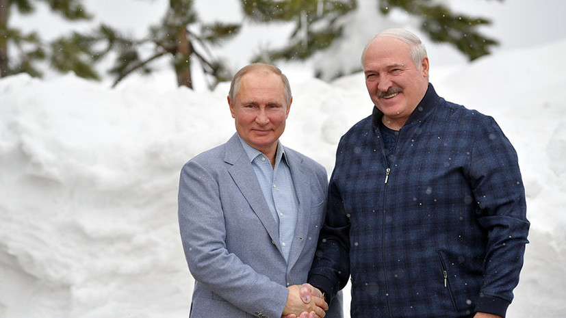 «Главное — это совместная работа в реальном секторе экономики»: в Сочи состоялись переговоры Путина и Лукашенко