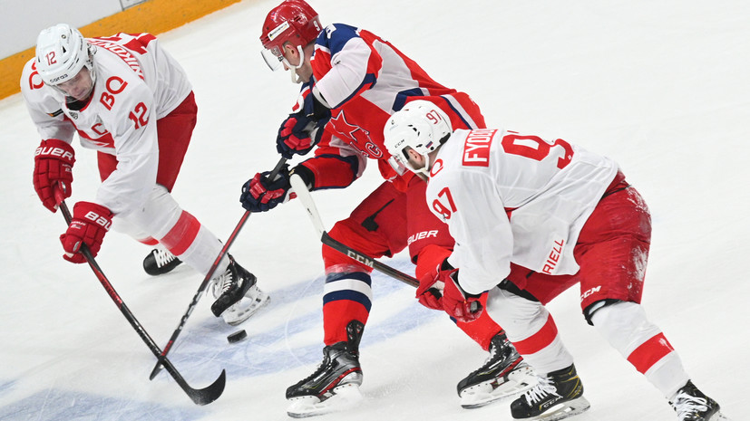 ЦСКА в овертайме обыграл «Спартак» и повёл в серии плей-офф КХЛ
