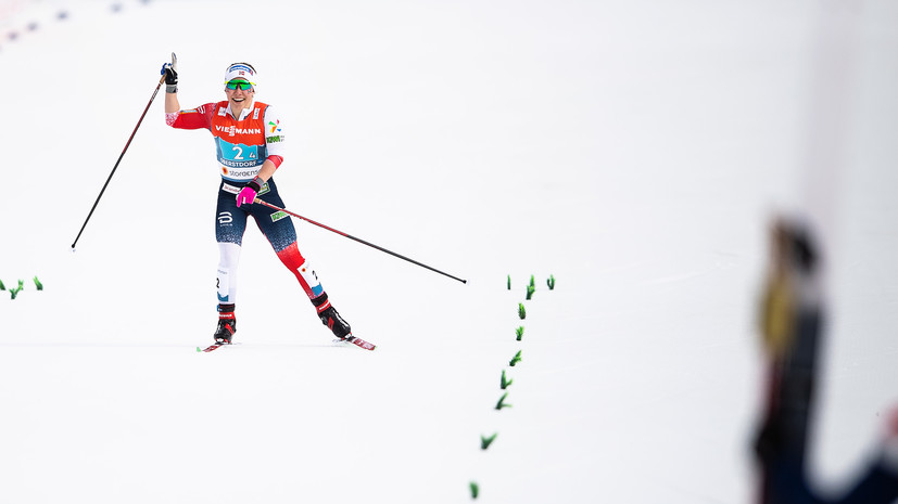 Норвежская лыжница удивилась победе в эстафете на ЧМ по лыжным видам спорта