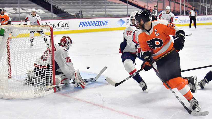 Вратарь «Вашингтона» Самсонов сделал первую результативную передачу в НХЛ