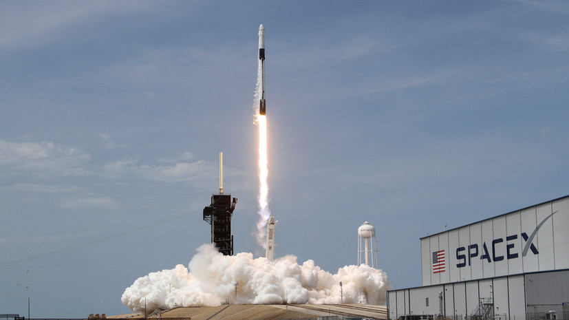 SpaceX осуществила запуск ракеты со спутниками Starlink