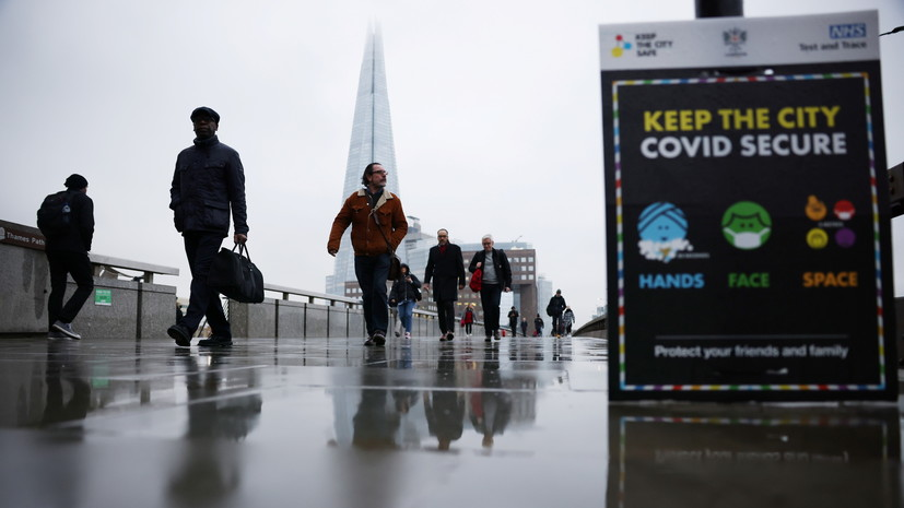За сутки в Британии зафиксировали более 5 тысяч случаев коронавируса