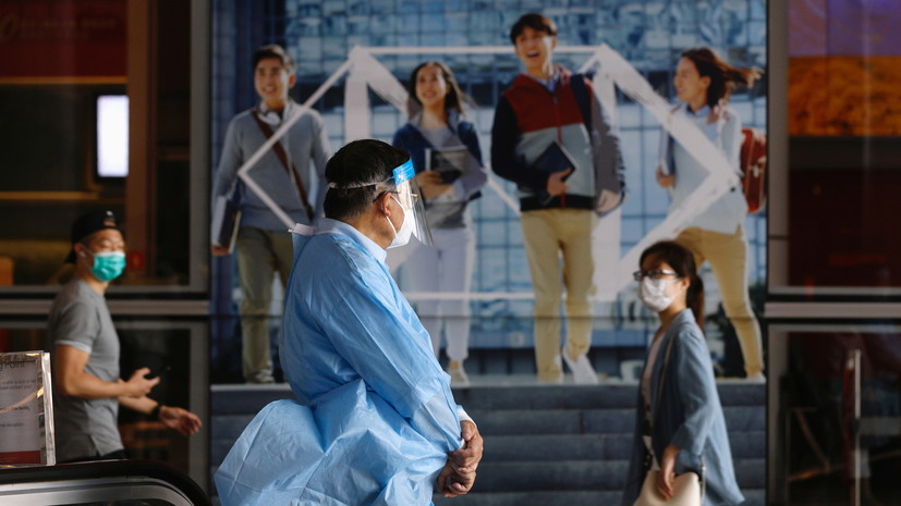 В Китае за сутки выявили шесть случаев заболевания COVID-19