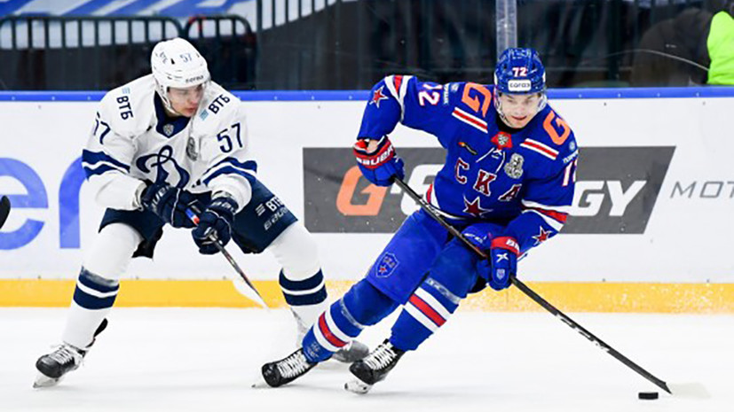 Московское «Динамо» победило СКА на старте второго раунда плей-офф КХЛ
