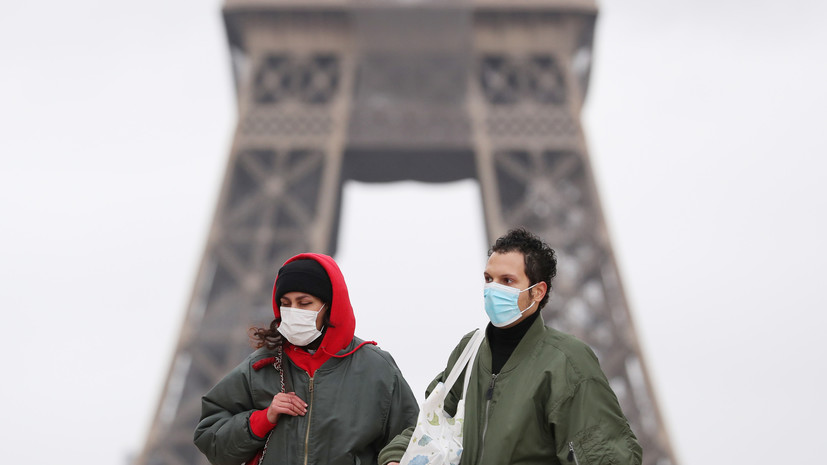 Во Франции за сутки выявили более 34 тысяч случаев коронавируса