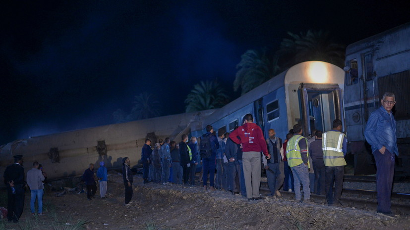 В Египте уточнили число жертв и пострадавших из-за ЧП с поездами