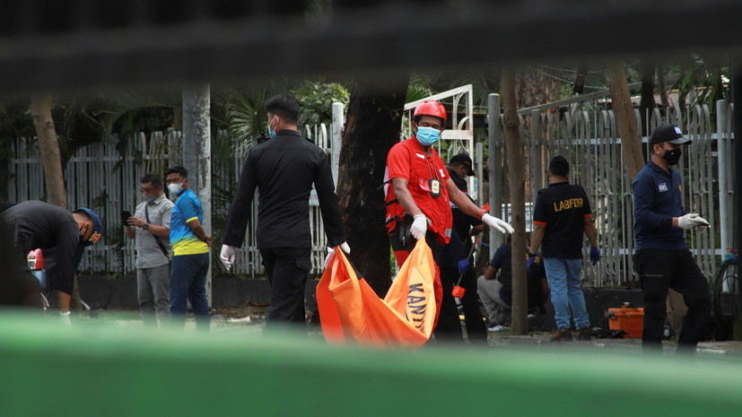Число пострадавших при взрыве у собора в Индонезии возросло до 20