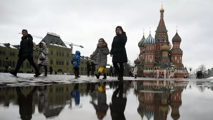 В Москве 30 марта ожидается до +9 °С и дождь