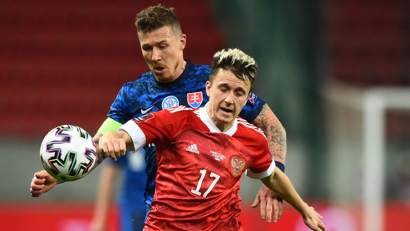 Черчесов об игре со Словакией: получился матч хорошего европейского уровня