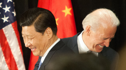 Китайский лидер Си Цзиньпин и президент США Джо Байден