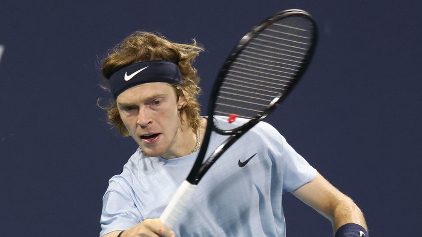 Рублёв прокомментировал выход в полуфинал турнира в Майами
