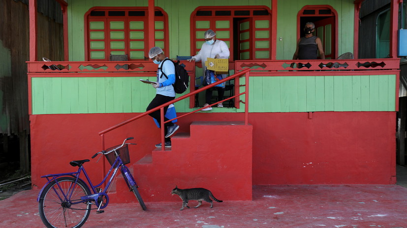 Число случаев коронавируса в Бразилии достигло 13 100 580