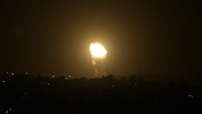 Армия Израиля нанесла удар в ответ на запуск ракеты из сектора Газа