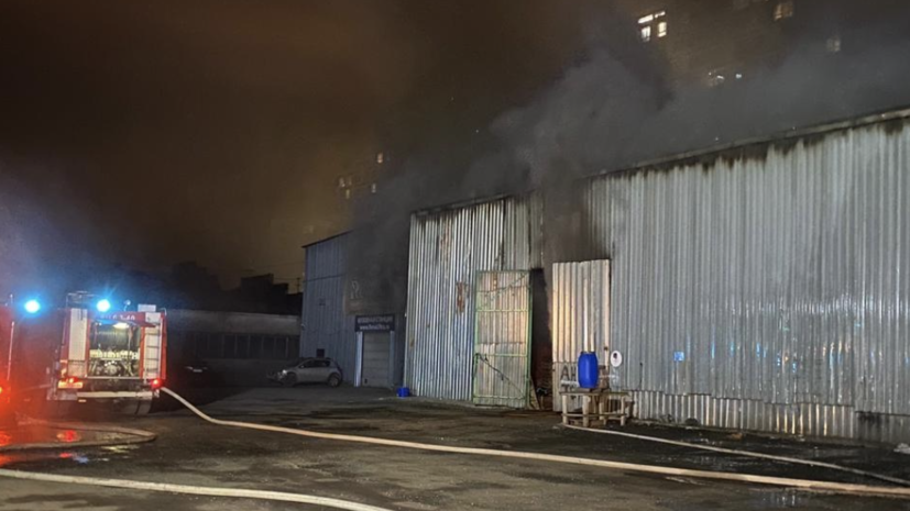 На складе в Королёве произошёл пожар