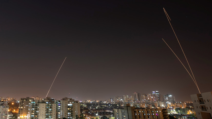 В Израиле заявили ещё о пяти выпущенных из сектора Газа ракетах