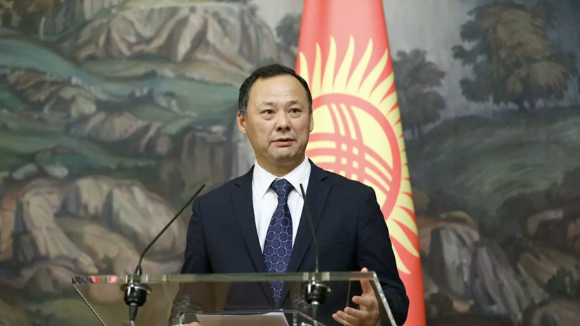 Глава МИД Киргизии сообщил о переговорах с коллегой из Таджикистана