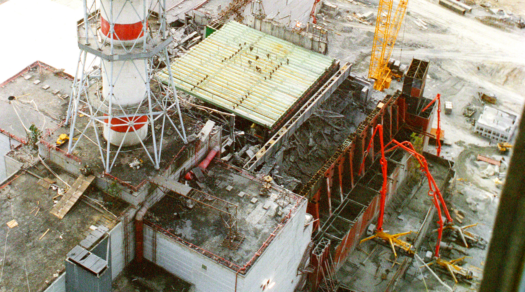 Реактор 4 энергоблока ЧАЭС