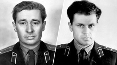 Капитан Борис Капустин и старший лейтенант Юрий Янов