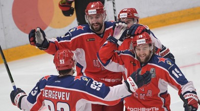 Хоккеисты ЦСКА во втором матче финальной серии Кубка Гагарина с «Авангардом»