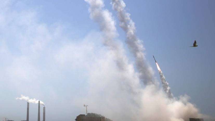 В армии Израиля сообщили о запуске более 600 ракет из сектора Газа