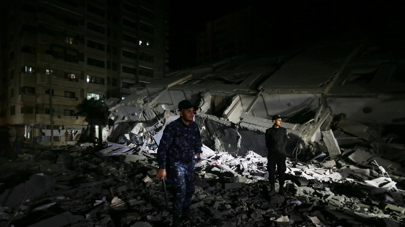 The Times of Israel: в секторе Газа в результате обстрелов рухнуло жилое здание