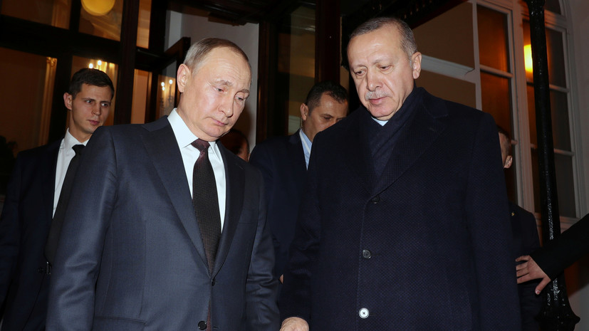 Путин и Эрдоган обсудили ситуацию в Палестине