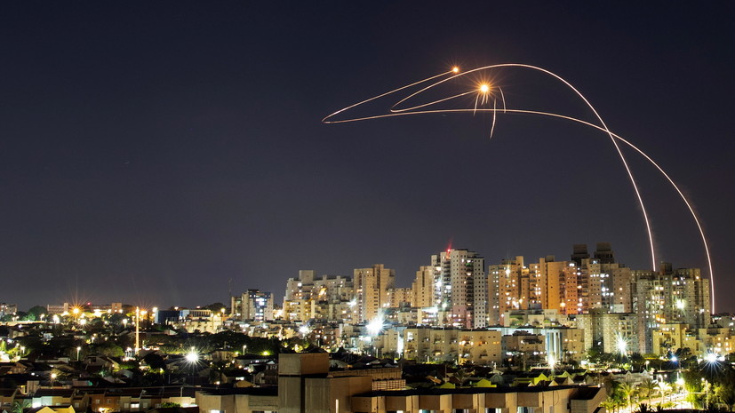 Израиль заявил о запуске из сектора Газа более 200 ракет за ночь