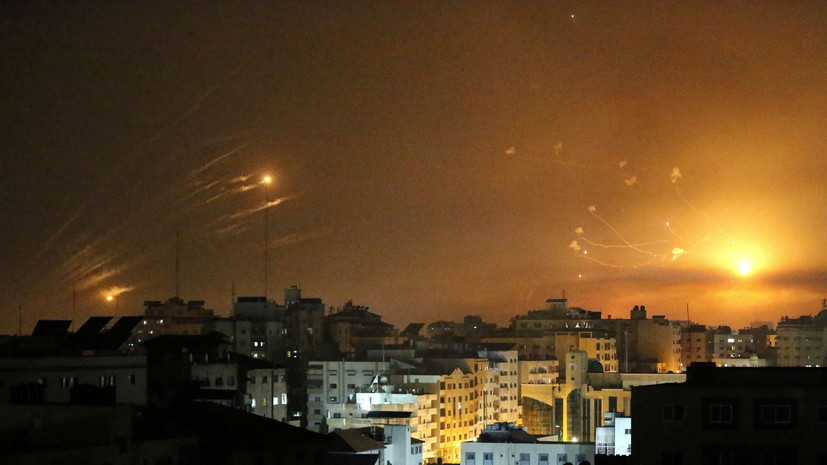 Израиль заявил о пуске 2800 ракет из сектора Газа с начала обострения