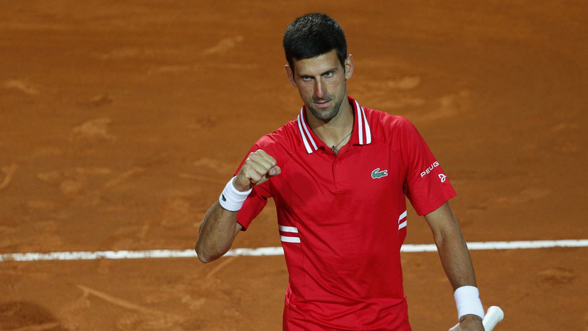 Джокович победил Сонего и сыграет с Надалем в финале турнира ATP в Риме