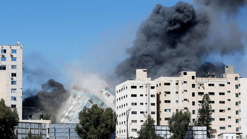 СМИ потребовали от Израиля обосновать удар по офисам в секторе Газа