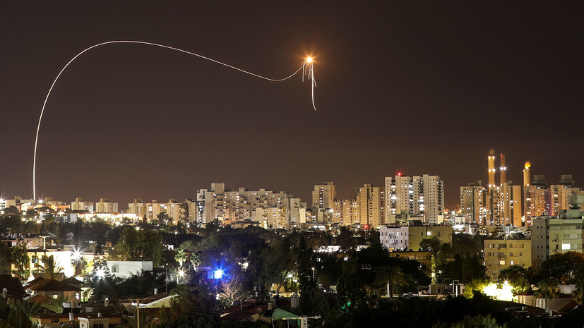 Израиль заявил о запуске 60 ракет из сектора Газа за ночь