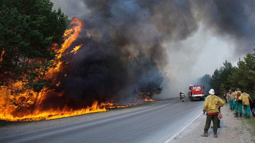 В Тюменской области организовали горячие линии в связи с эвакуацией граждан из зон лесных пожаров