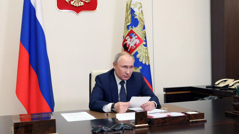 Путин назвал в целом хорошими темпы реализации его послания