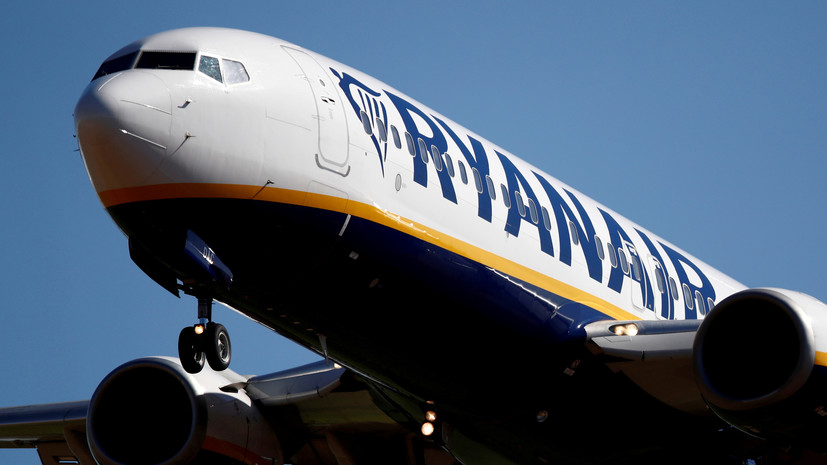 Экстренно севший в Минске самолёт Ryanair прилетел в Вильнюс