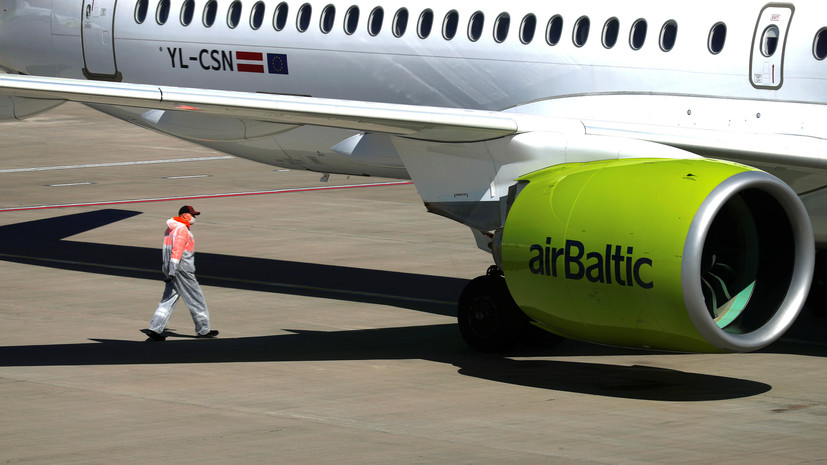 Латвийская AirBaltic отказалась от полётов над Белоруссией