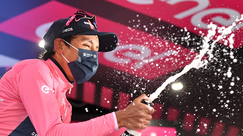 Берналь стал победителем 16-го этапа «Джиро д’Италия»
