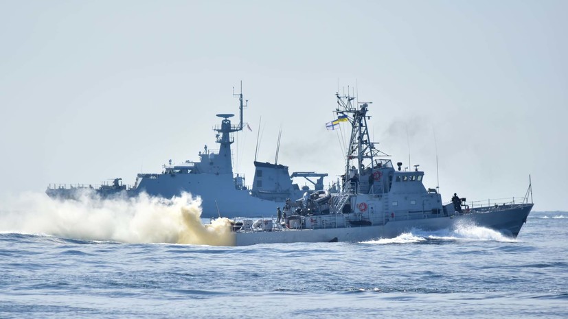 ВМС Украины и Британии провели совместную тренировку в Чёрном море